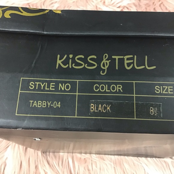 Black Rhinestone High Heel Pumps - Picture 8 of 8